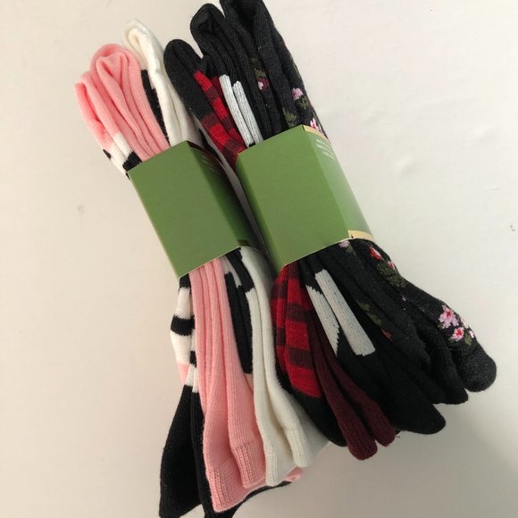 KATE SPADE 6 Pair Crew Socks NWT - Picture 3 of 3